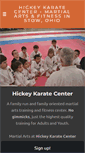 Mobile Screenshot of hickeykaratecenter.com